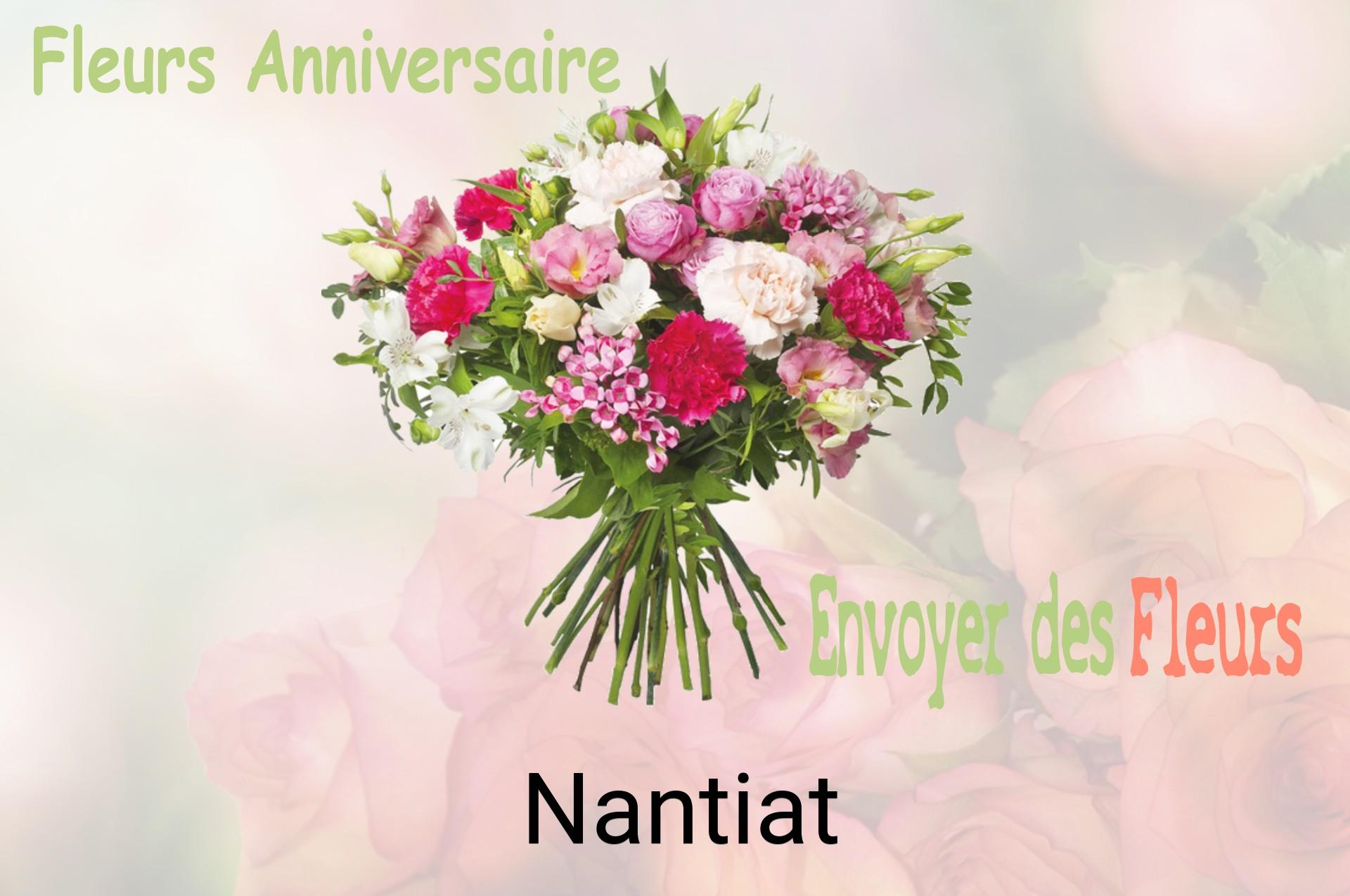 Bouquet de fleurs d’anniversaire livré à Nantiat