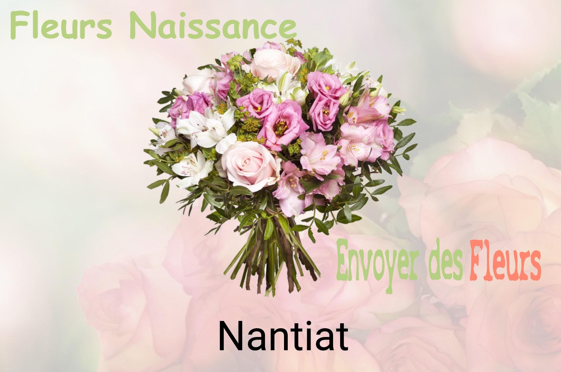Bouquet de fleurs de naissance livré à Nantiat